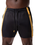 NASTY PIG NASTY PIG INDUCTION RUGBY SHORT BLACK & ELECTRIC YELLOW