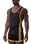 NASTY PIG NASTY PIG INDUCTION SINGLET BLACK & ELECTRIC YELLOW