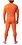 NASTY PIG NASTY PIG UNION SUIT FLAME ORANGE