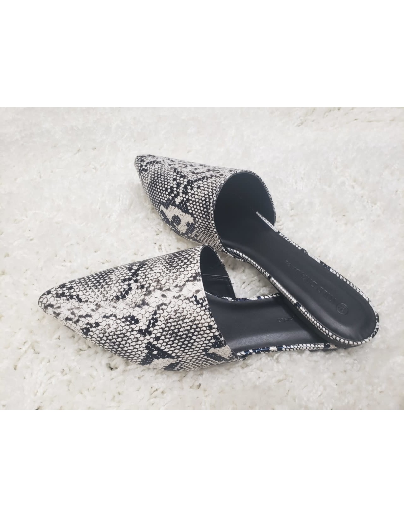snakeskin mules