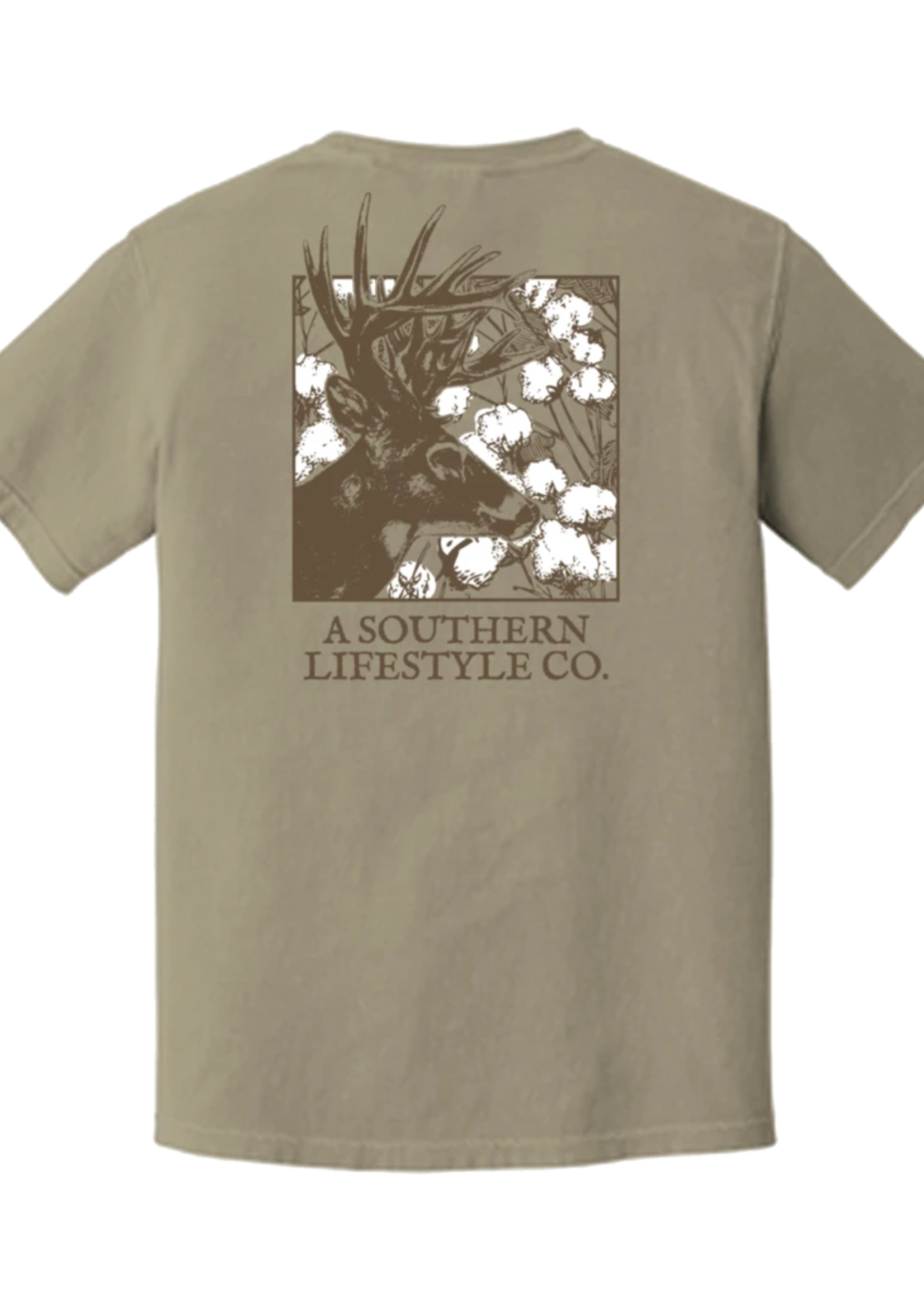 A Southern Lifestyle Co Deer In Cotton Tee
