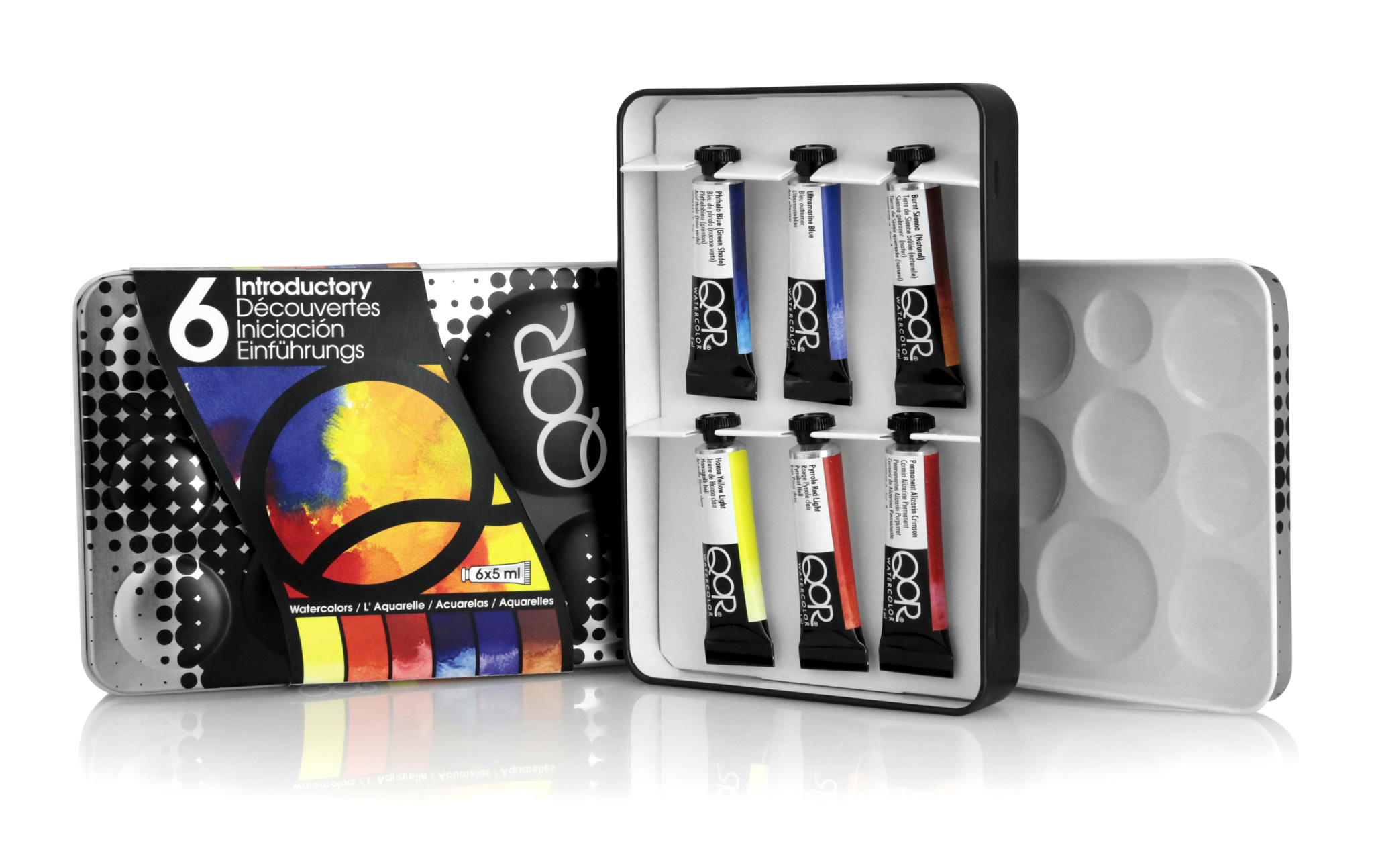 QoR Watercolor Introductory Set 6 colors - The Art Store/Commercial Art  Supply