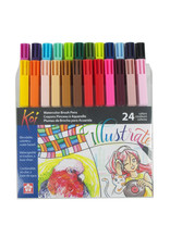 Sakura Koi Watercolor Markers, Assorted Set of 24