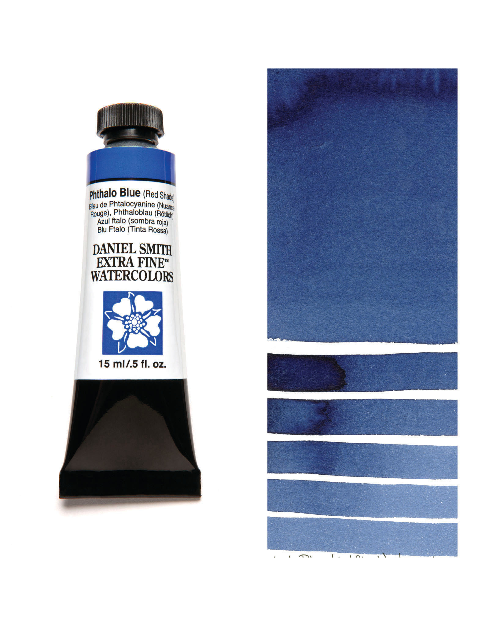 DANIEL SMITH Daniel Smith Extra Fine Watercolors, Phthalo Blue (Red Shade) 15ml