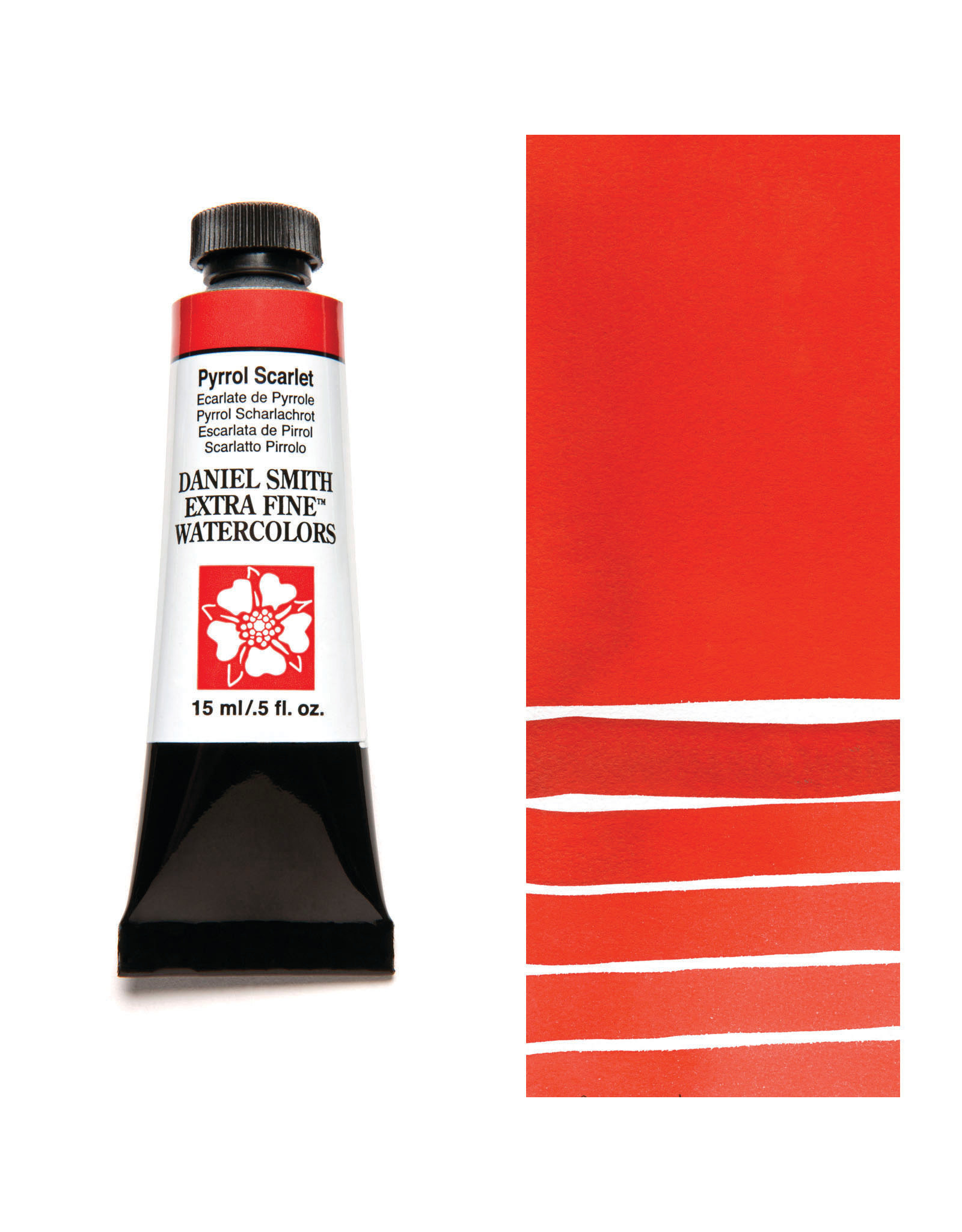 DANIEL SMITH Daniel Smith Extra Fine Watercolors, Pyrrol Scarlet 15ml