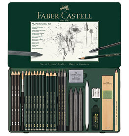 FABER-CASTELL Faber-Castel 26 Piece Pitt Graphite Tin Set