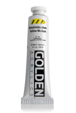 Golden Golden Heavy Body Acrylic Paint, Benzimidazolone Yellow Medium, 2oz