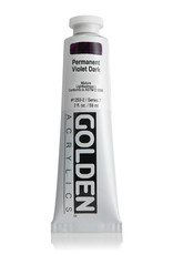 Golden Golden Heavy Body Acrylic Paint, Permanent Violet Dark, 2oz