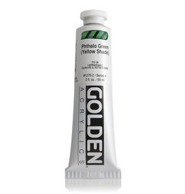 Golden Golden Heavy Body Acrylic Paint, Phthalo Green Yellow Shade, 2oz