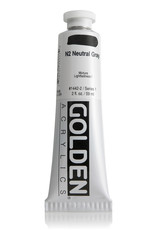 Golden Golden Heavy Body Acrylic Paint, Neutral Gray N2, 2oz