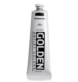 Golden Golden Heavy Body Acrylic Paint, Neutral Gray N5, 2oz