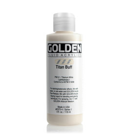 Golden Golden Fluid Acrylics, Titan Buff 4oz Cylinder