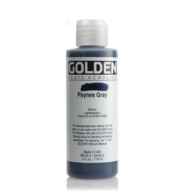 Golden Golden Fluid Acrylics, Paynes Gray 4oz Cylinder