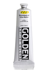 Golden Golden Heavy Body Acrylic Paint, Benzimidazolone Yellow Med, 5oz