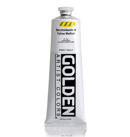 Golden Golden Heavy Body Acrylic Paint, Benzimidazolone Yellow Med, 5oz
