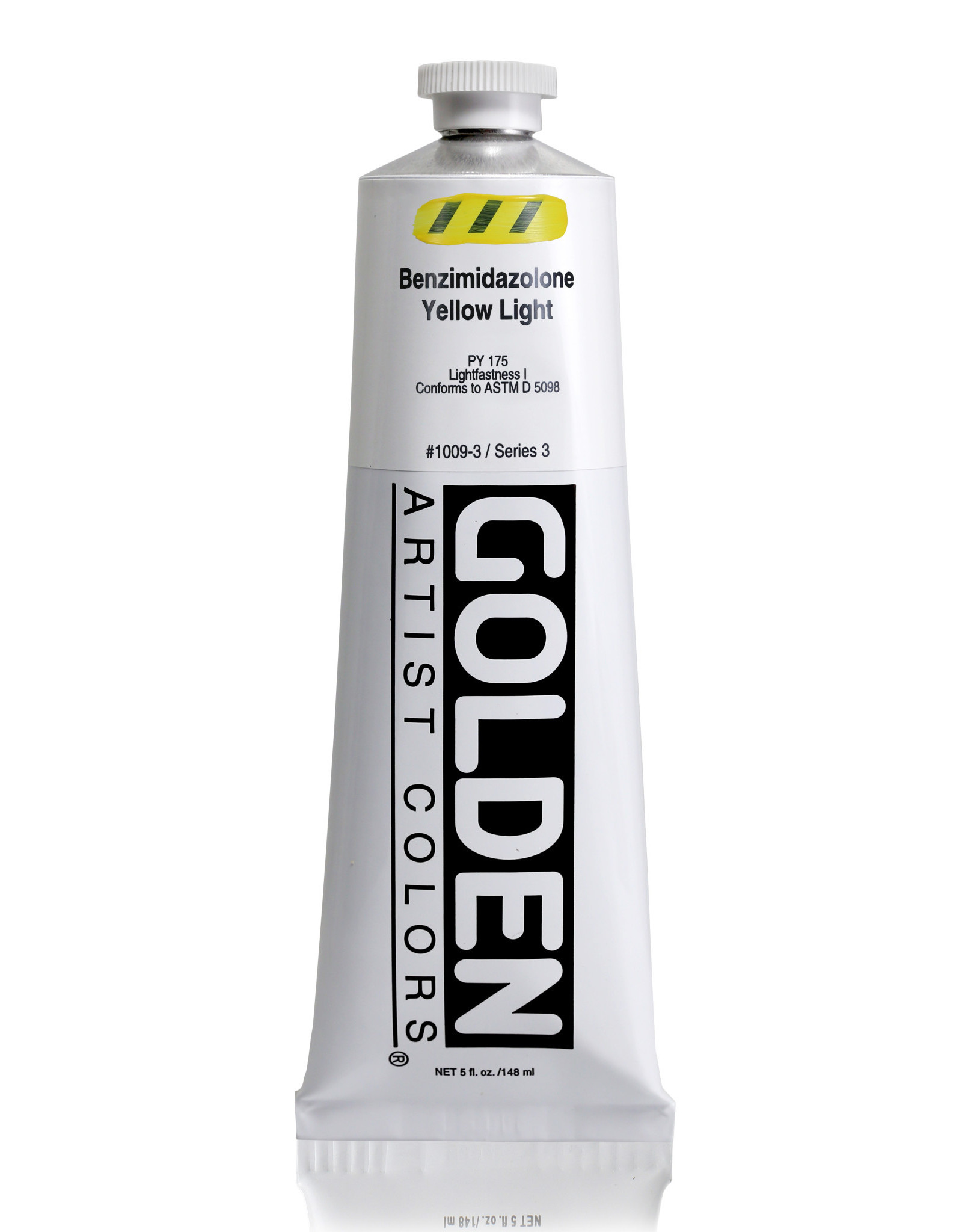 Golden Golden Heavy Body Acrylic Paint, Benzimidazolone Yellow Light, 5oz