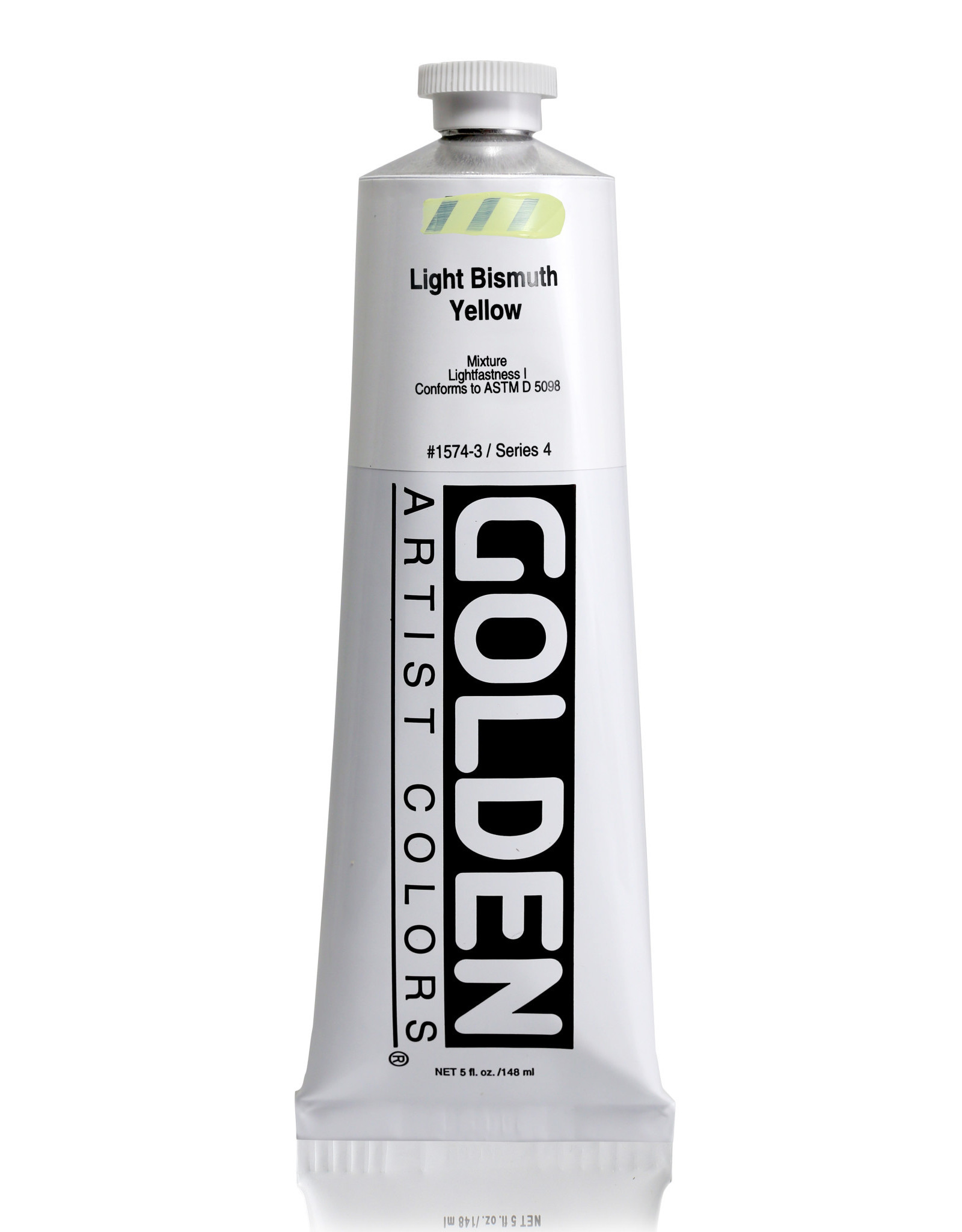 Golden Golden Heavy Body Acrylic Paint, Light Bismuth Yellow, 5oz
