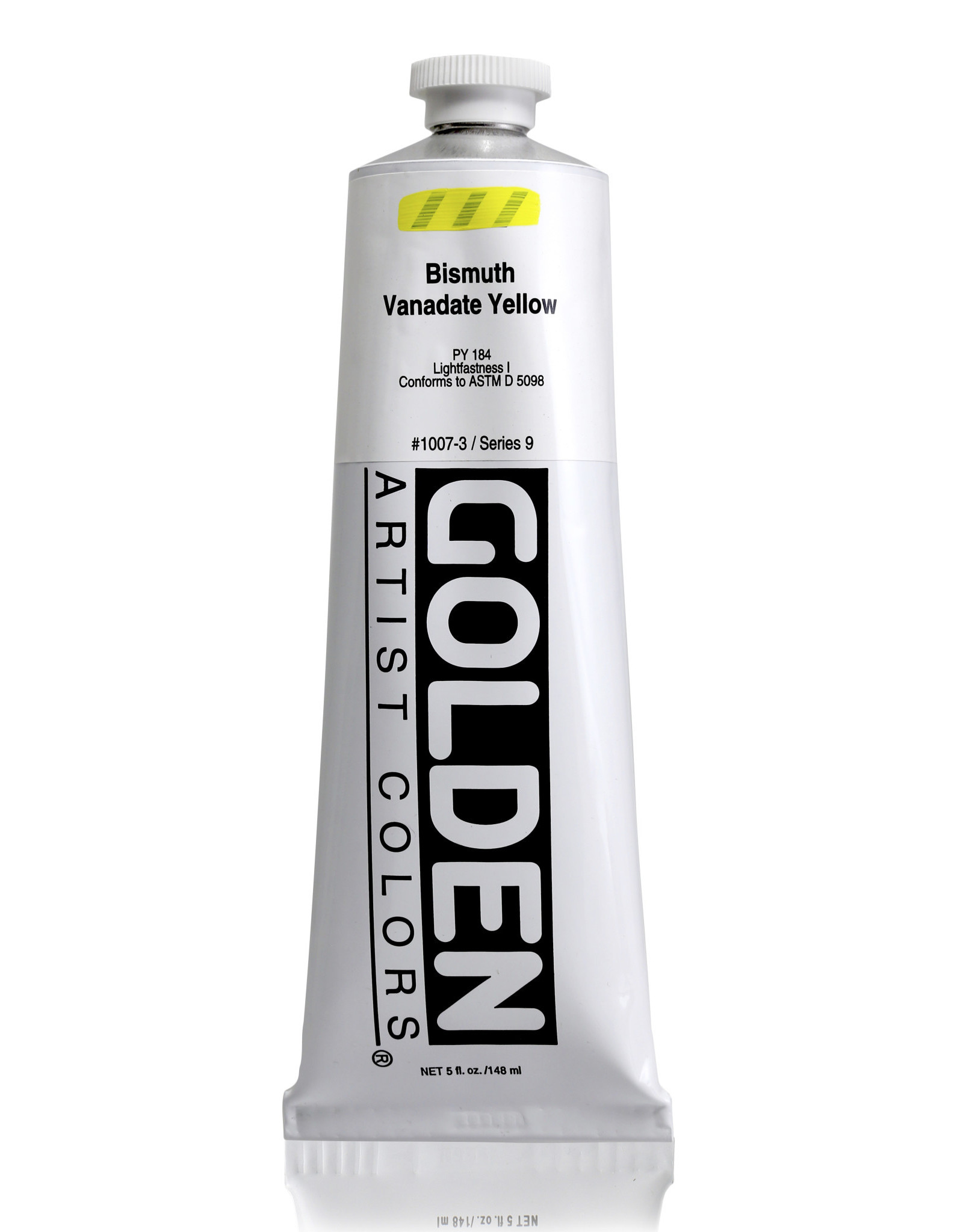 Golden Golden Heavy Body Acrylic Paint, Bismuth Vanadate Yellow, 5oz