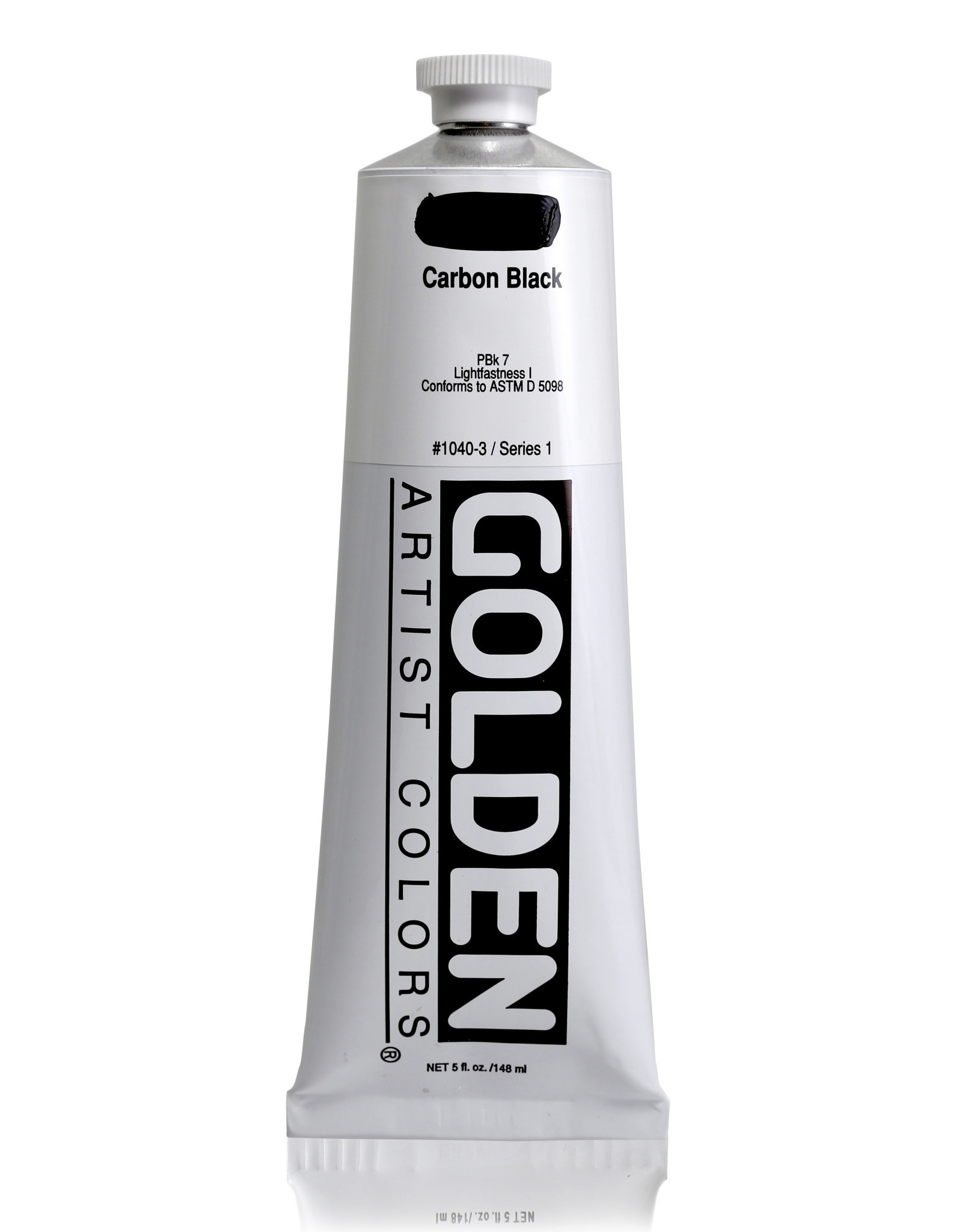 Golden Golden Heavy Body Acrylic Paint, Carbon Black, 5oz