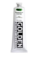 Golden Golden Heavy Body Acrylic Paint, Chrom Oxide Green Dark, 5oz