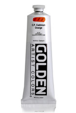 Golden Golden Heavy Body Acrylic Paint, C.P. Cadmium Orange, 5oz