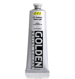 Golden Golden Heavy Body Acrylic Paint, C.P. Cadmium Yellow Light, 5oz