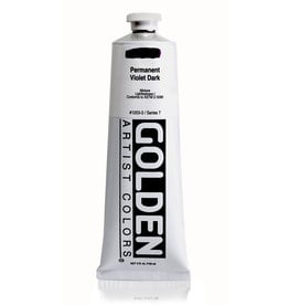 Golden Golden Heavy Body Acrylic Paint, Permanent Violet Dark, 5oz