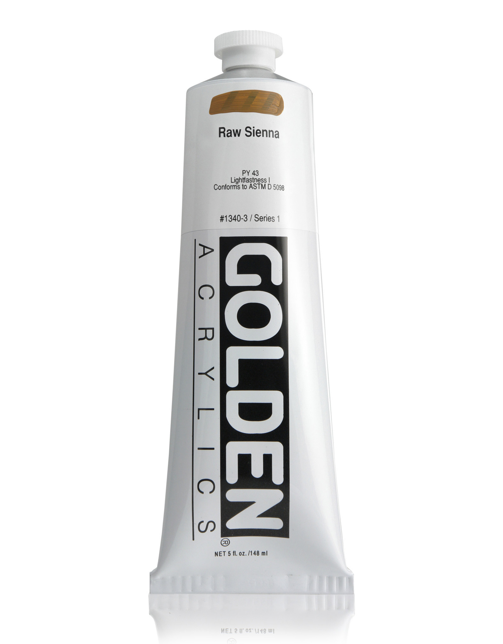 Golden Golden Heavy Body Acrylic Paint, Raw Sienna, 5oz