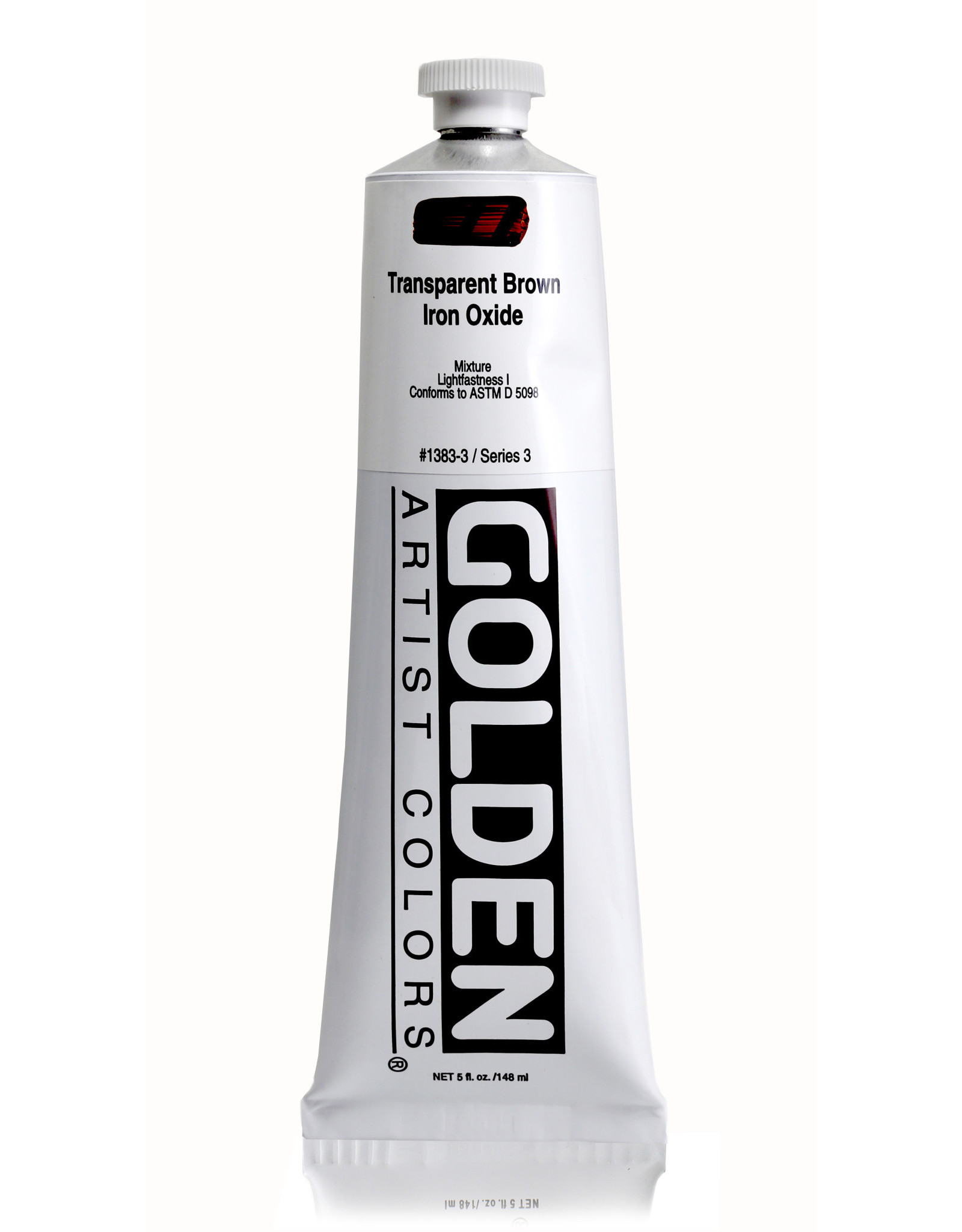 Golden Golden Heavy Body Acrylic Paint, Transp Brown Iron Oxide, 5oz