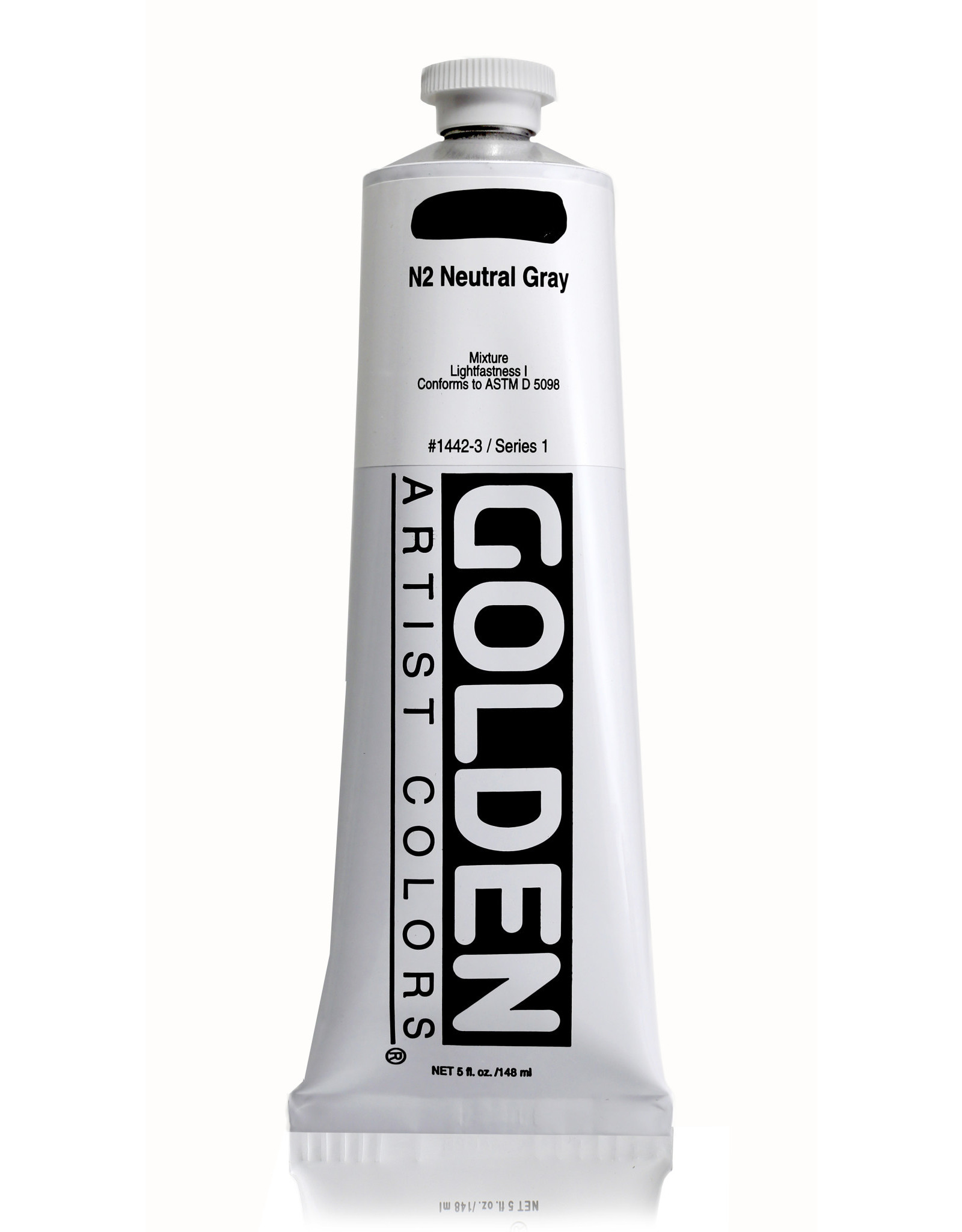 Golden Golden Heavy Body Acrylic Paint, Neutral Gray N2, 5oz