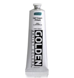 Golden Golden Heavy Body Acrylic Paint, Light Turquois (Phthalo), 5oz