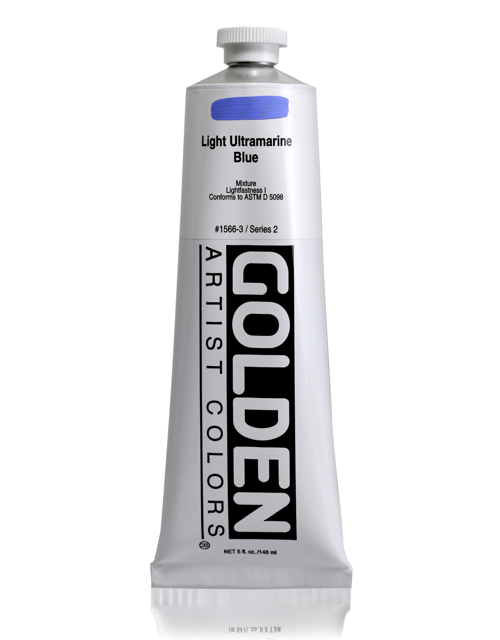 Golden Golden Heavy Body Acrylic Paint, Light Ultramarine Blue, 5oz