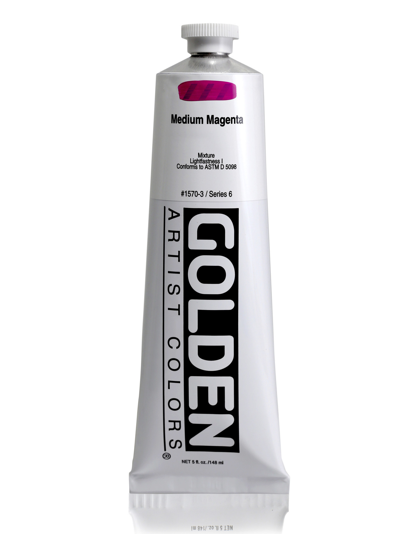 Golden Golden Heavy Body Acrylic Paint, Medium Magenta, 5oz