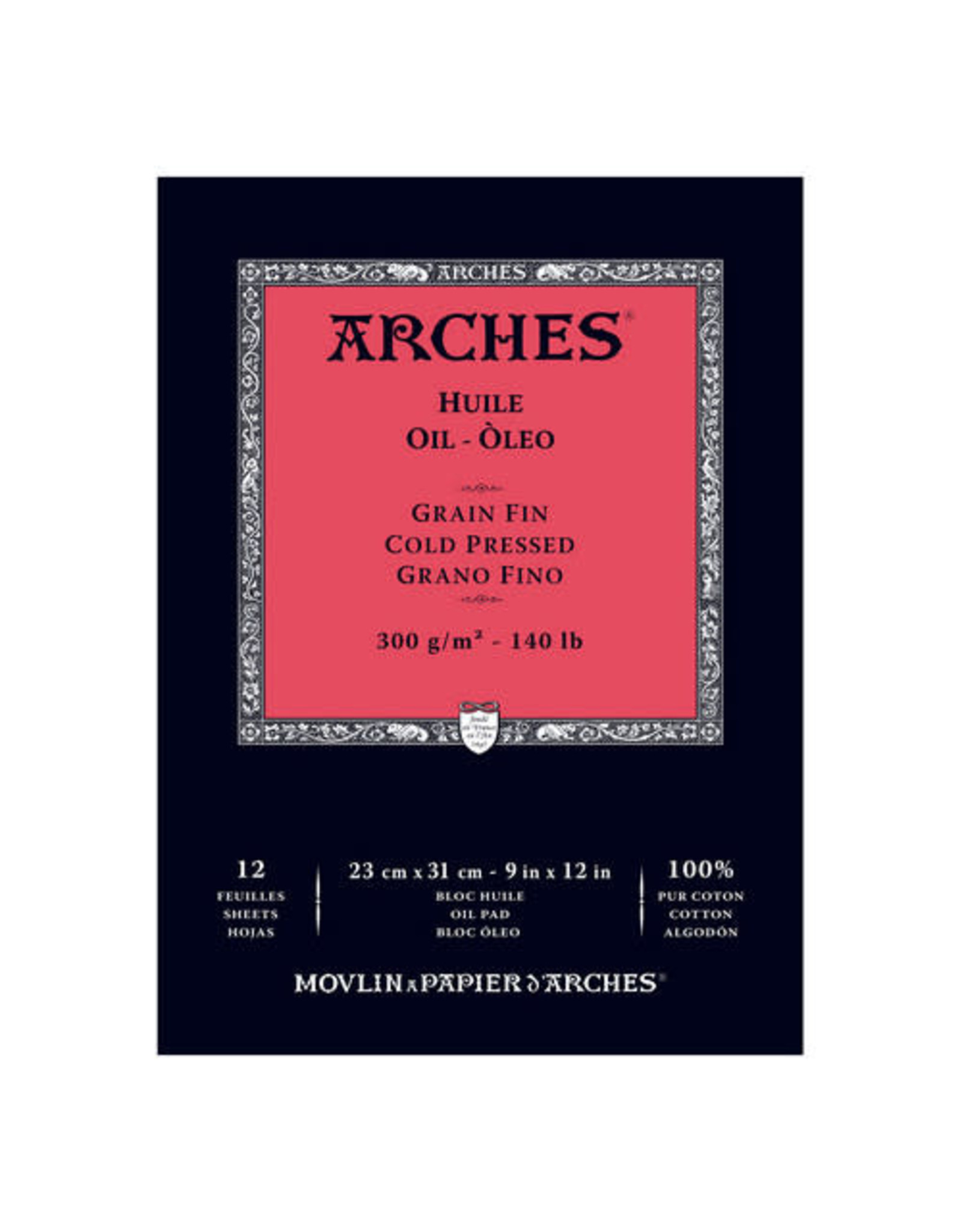 Arches ARCHES Oil Paper Cold Pressed 9'' x 12'' - 140lb