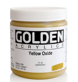 Golden Golden Heavy Body Yellow Oxide 8 oz jar