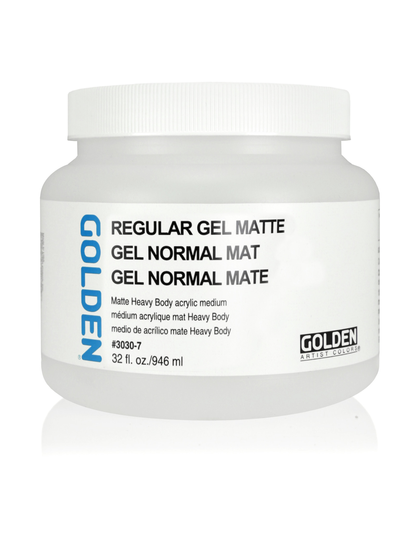 Golden Golden Regular Gel Matte 32oz jar