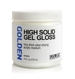 Golden Golden High Solid Gel Medium, Gloss, 16oz