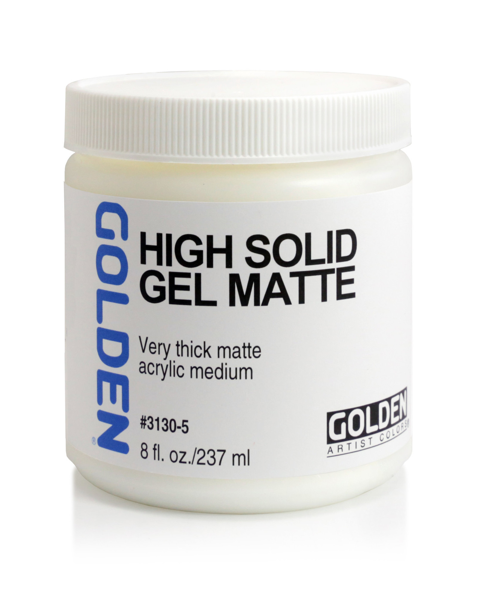 Golden Golden High Solid Gel Medium, Matte, 8oz