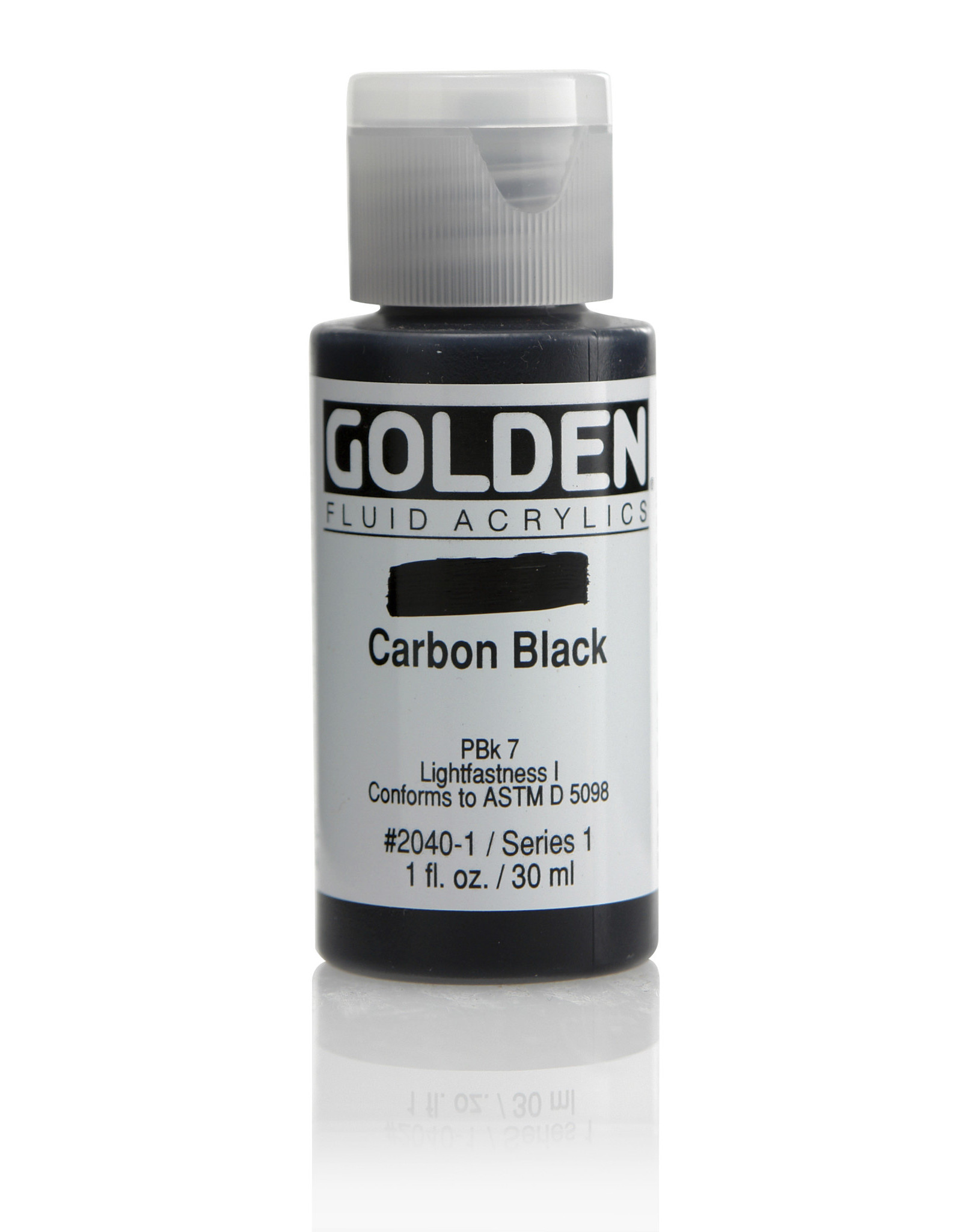 Golden Fluid Carbon Black 1 oz cylinder The Art Art