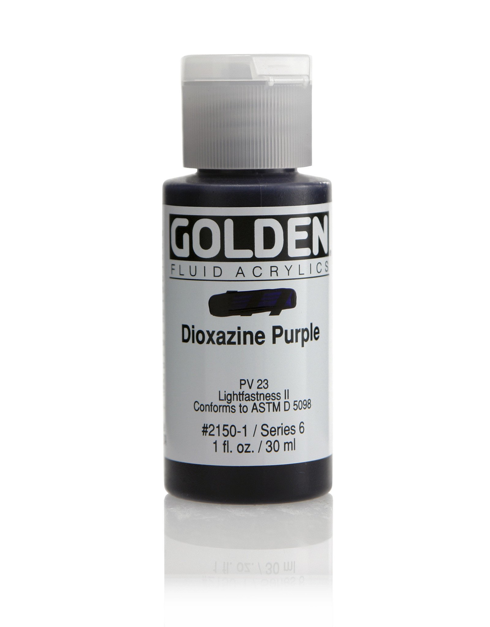 Golden Golden Fluid Acrylics, Dioxazine Purple 1oz Cylinder