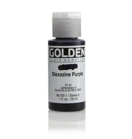 Golden Golden Fluid Acrylics, Dioxazine Purple 1oz Cylinder
