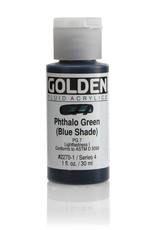 Golden Golden Fluid Acrylics, Phthalo Green (Blue Shade) 1oz Cylinder Golden Golden Fluid Acrylics, Phthalo Green (Blue Shade) 1oz Cylinder