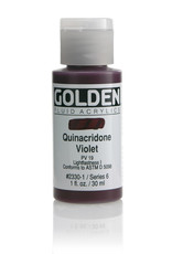 Golden Golden Fluid Acrylics, Quinacridone Violet 1oz Cylinder