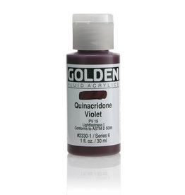 Golden Golden Fluid Acrylics, Quinacridone Violet 1oz Cylinder