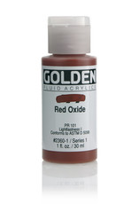 Golden Golden Fluid Acrylics, Red Oxide 1oz Cylinder