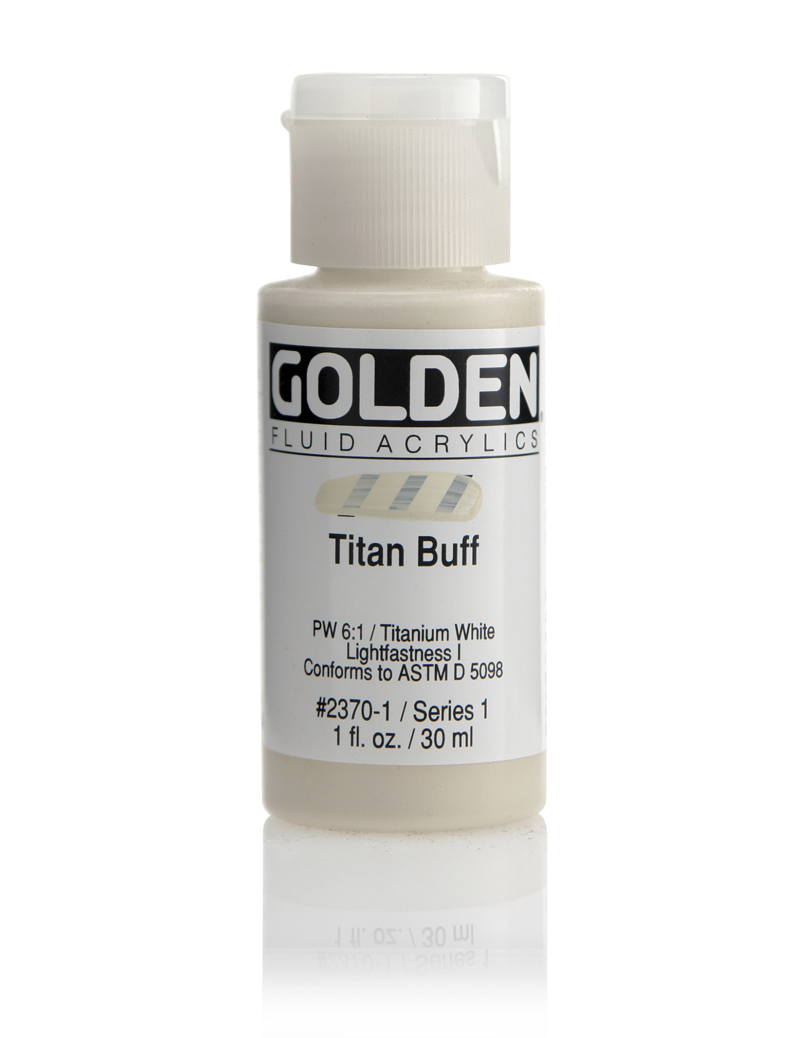 Golden Golden Fluid Acrylics, Titan Buff 1oz Cylinder