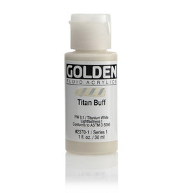 Golden Golden Fluid Acrylics, Titan Buff 1oz Cylinder