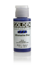 Golden Golden Fluid Acrylics, Ultramarine Blue 1oz Cylinder