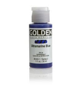 Golden Golden Fluid Acrylics, Ultramarine Blue 1oz Cylinder