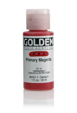 Golden Golden Fluid Acrylics, Primary Magenta 1oz Cylinder